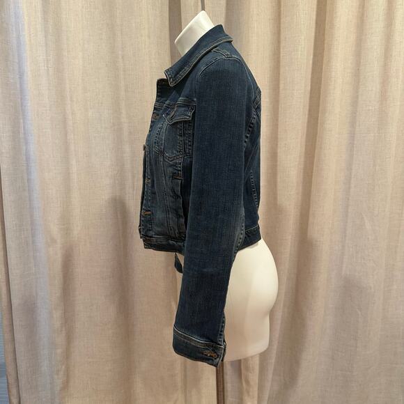Eileen Fisher Organic Cotton Denim Jean Jacket Sz Small - Picture 3 of 9
